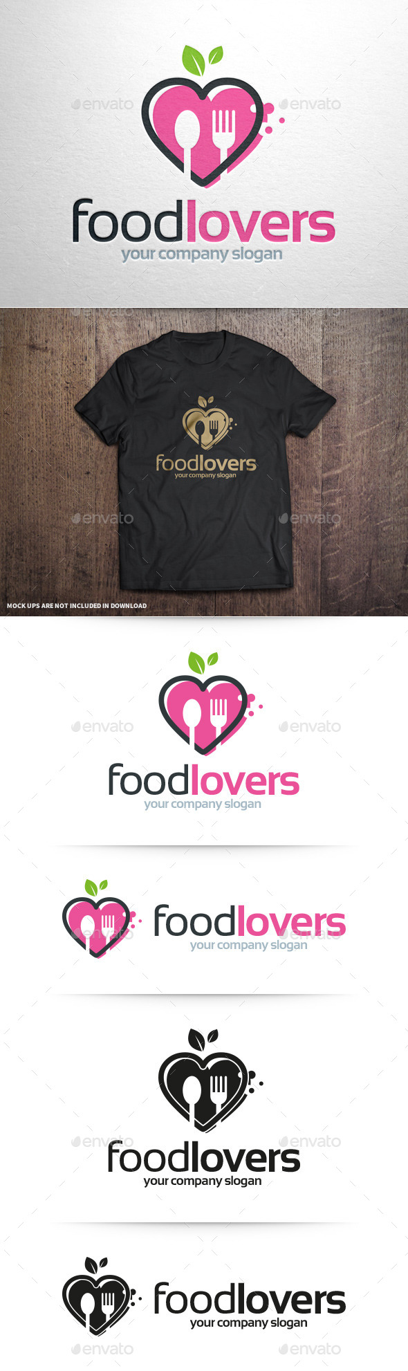GraphicRiver Food Lovers Logo Template 10929282 GraphicRiver Food Lovers Logo Template 10929282