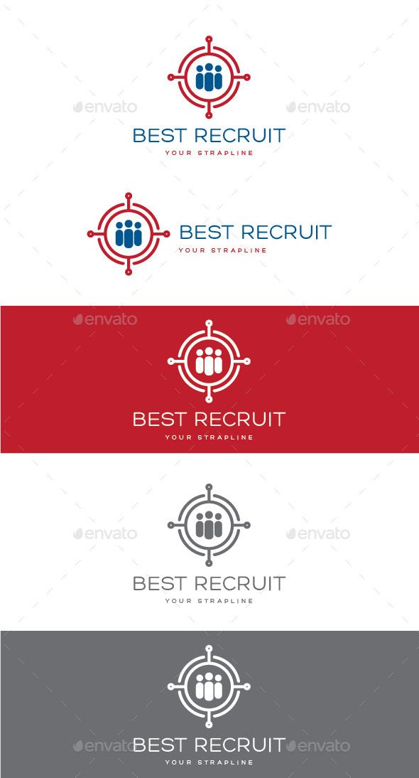 GraphicRiver Best Recruit Logo 10929365 GraphicRiver Best Recruit Logo 10929365