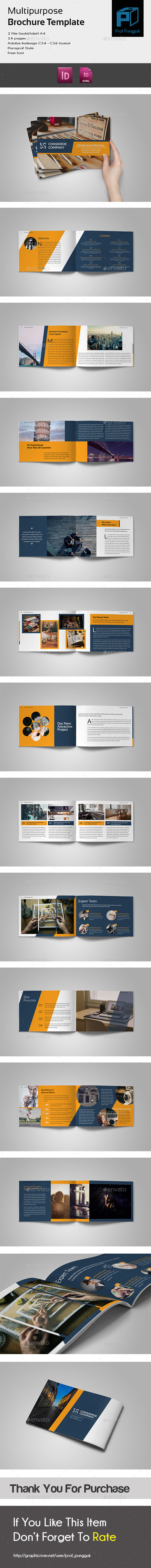 Multipurpose Brochure A4 Landscape (Corporate)