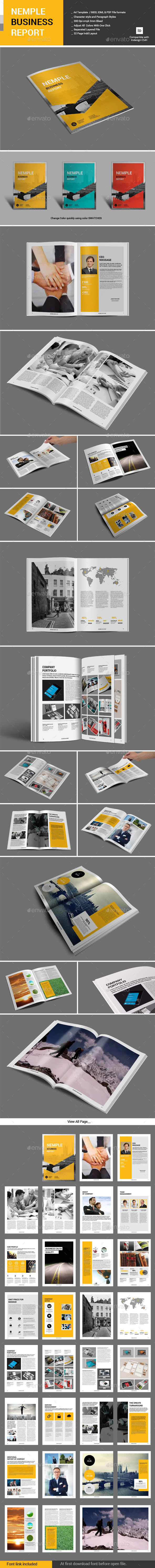 GraphicRiver Nemple Business Report 10929668 GraphicRiver Nemple Business Report 10929668