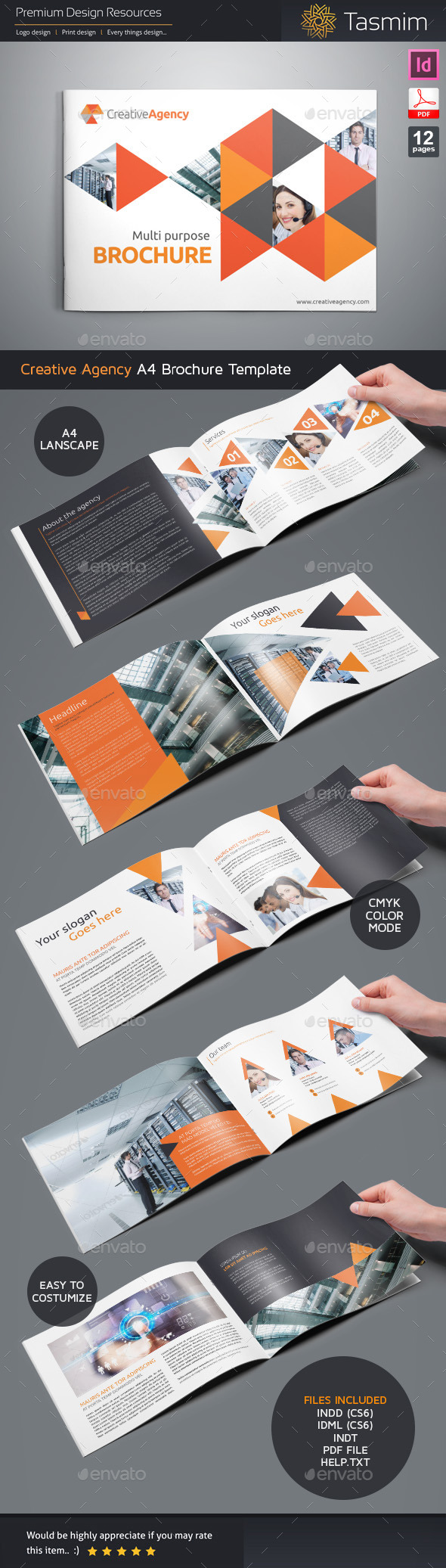 Creative Agency 2015 Brochure Template (Corporate)