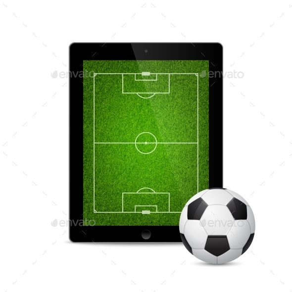 GraphicRiver Tablet Soccer 10931486 GraphicRiver Tablet Soccer 10931486