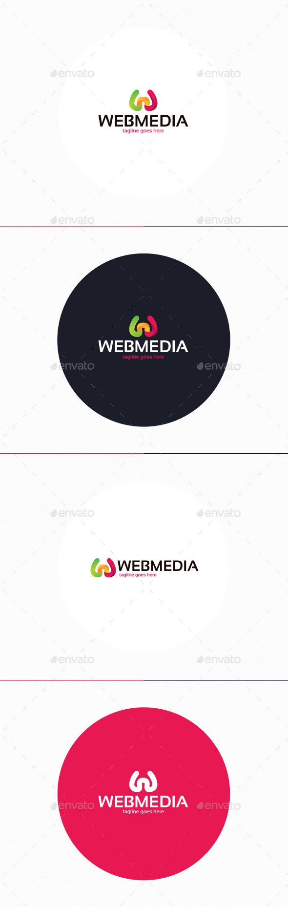 GraphicRiver Web Media Logo Letter W 10932267 GraphicRiver Web Media Logo Letter W 10932267