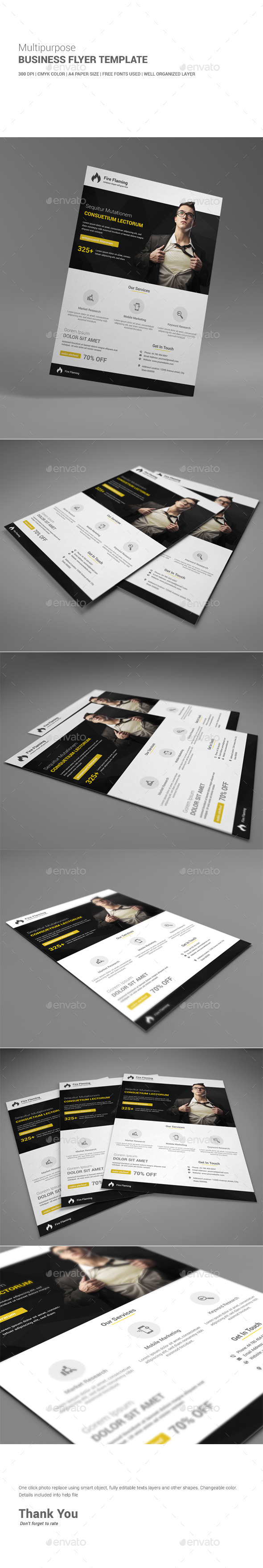GraphicRiver Multipurpose Business Flyer Template 10932353 GraphicRiver Multipurpose Business Flyer Template 10932353