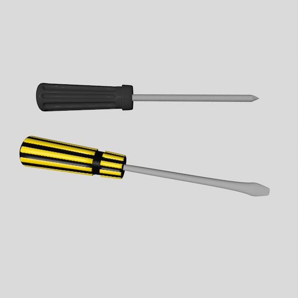 3DOcean Low Poly Screw driver Pack 10933637 3DOcean Low Poly Screw driver Pack 10933637
