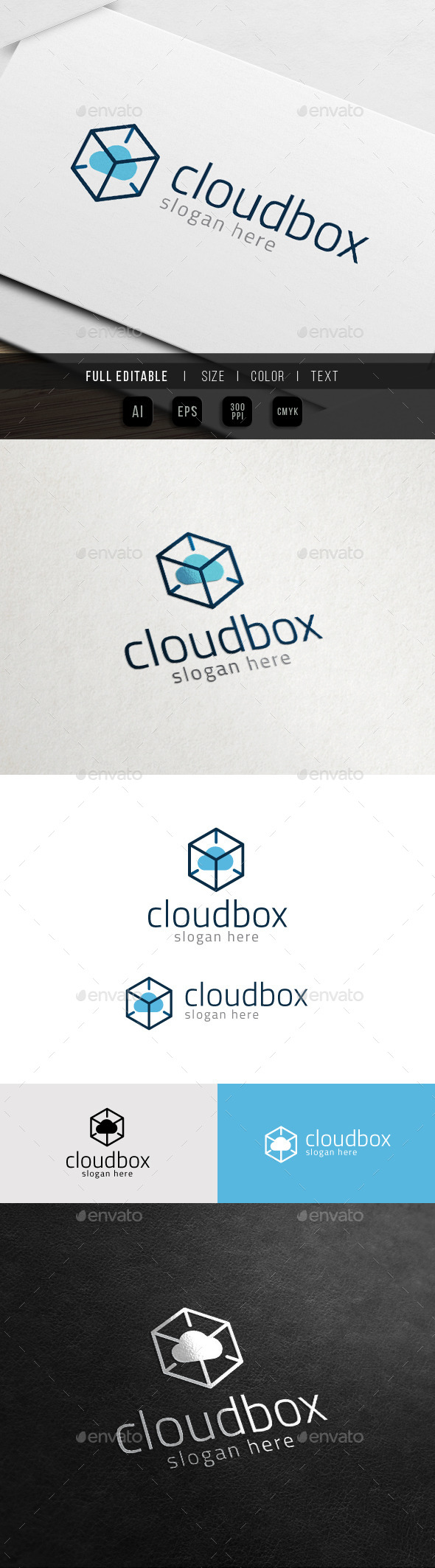 GraphicRiver Cloud Box Hosting Data Storage 10933803 GraphicRiver Cloud Box Hosting Data Storage 10933803