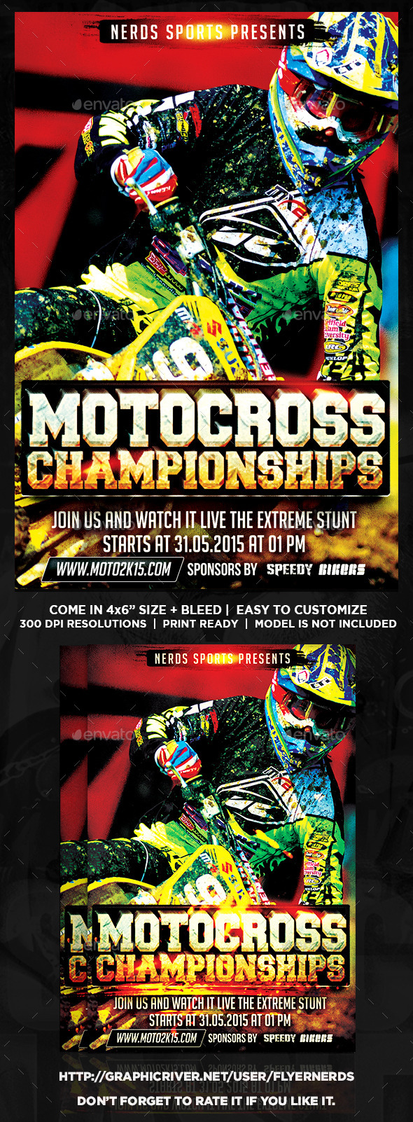 GraphicRiver Motocross 2K15 Championships Sports Flyer 10933878 GraphicRiver Motocross 2K15 Championships Sports Flyer 10933878