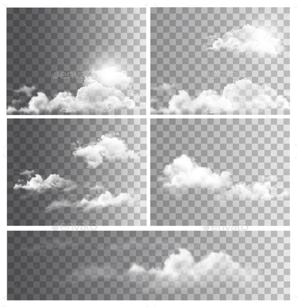 GraphicRiver Set of Transparent Clouds 10934509 GraphicRiver Set of Transparent Clouds 10934509