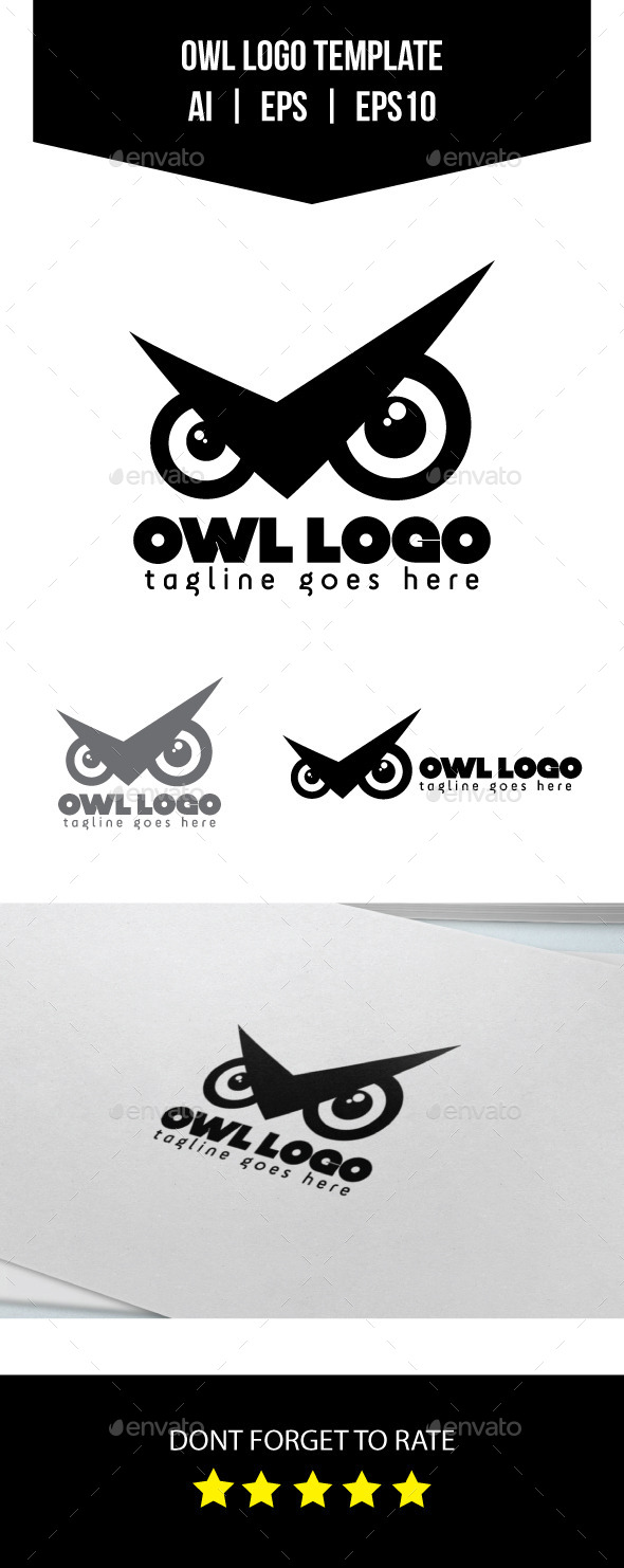 GraphicRiver Owl Logo Template 10934510 GraphicRiver Owl Logo Template 10934510