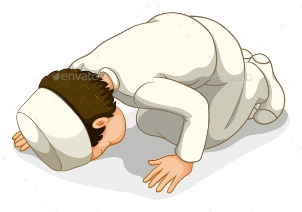 GraphicRiver Muslim Praying 10935629 GraphicRiver Muslim Praying 10935629