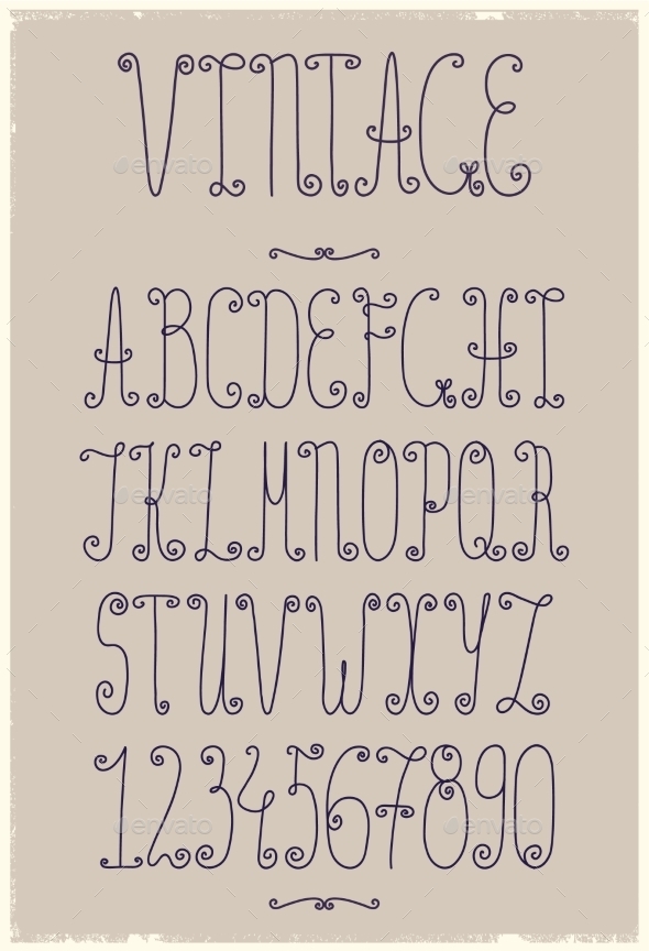 GraphicRiver Vintage Handwriting Font 10936914 GraphicRiver Vintage Handwriting Font 10936914