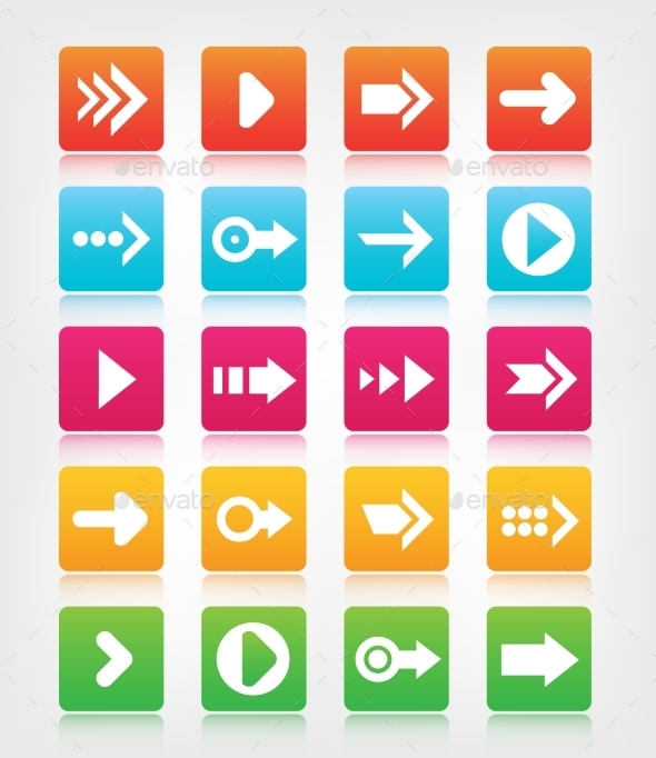 GraphicRiver Set of Arrow Navigation Buttons 10936918 GraphicRiver Set of Arrow Navigation Buttons 10936918