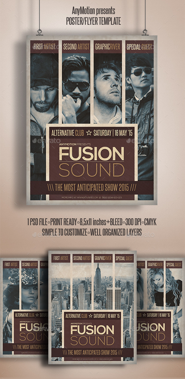GraphicRiver Fusion Sound Flyer Template 10937624 GraphicRiver Fusion Sound Flyer Template 10937624