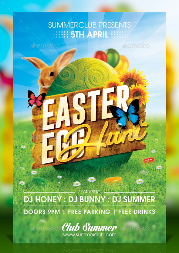 GraphicRiver Easter Egg Hunt Flyer 10868143 GraphicRiver Easter Egg Hunt Flyer 10868143