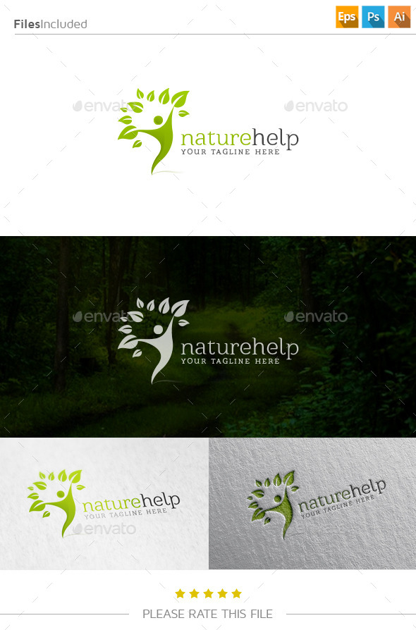 GraphicRiver Tree Logo 10928079 GraphicRiver Tree Logo 10928079