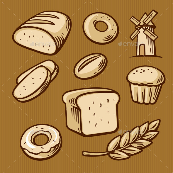 GraphicRiver Bread and Cooking 10937975 GraphicRiver Bread and Cooking 10937975