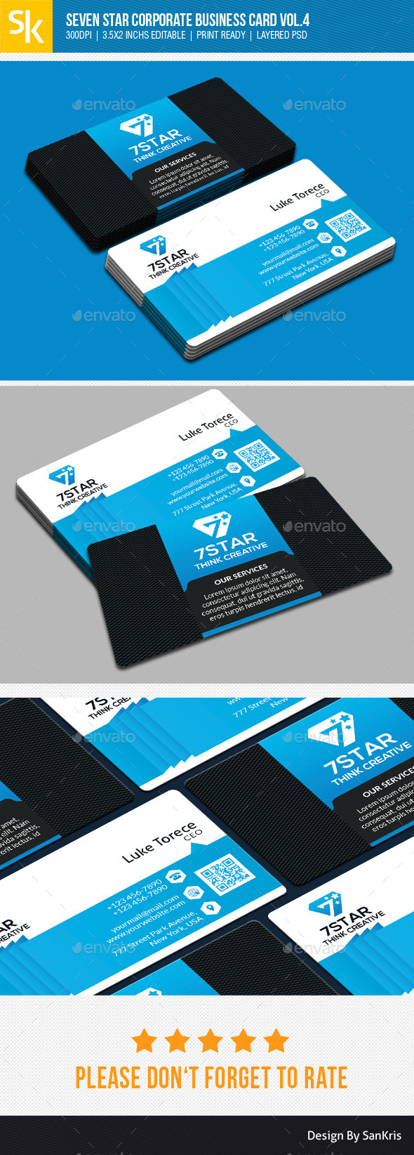 Seven Star Corporate Business Card Vol.4 (Corporate)