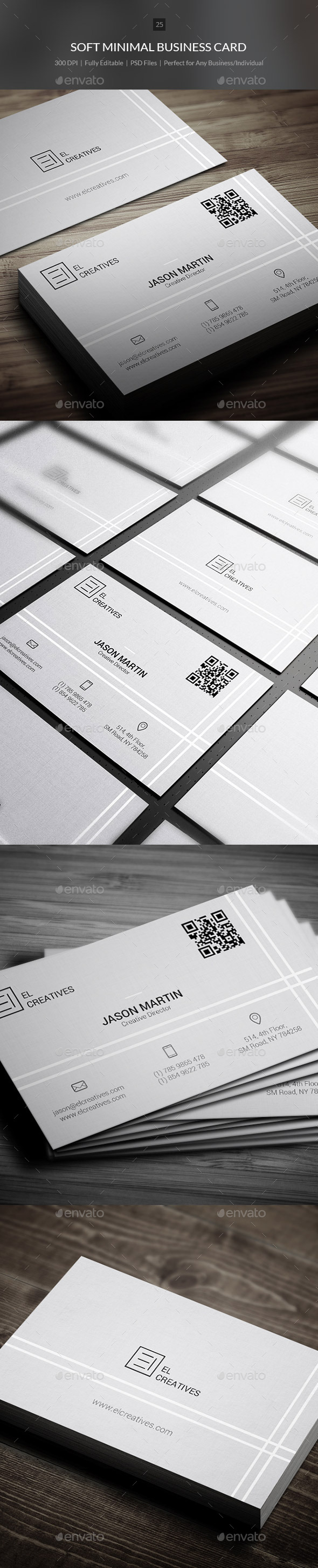 GraphicRiver Soft Minimal Business Card 25 10938517 GraphicRiver Soft Minimal Business Card 25 10938517