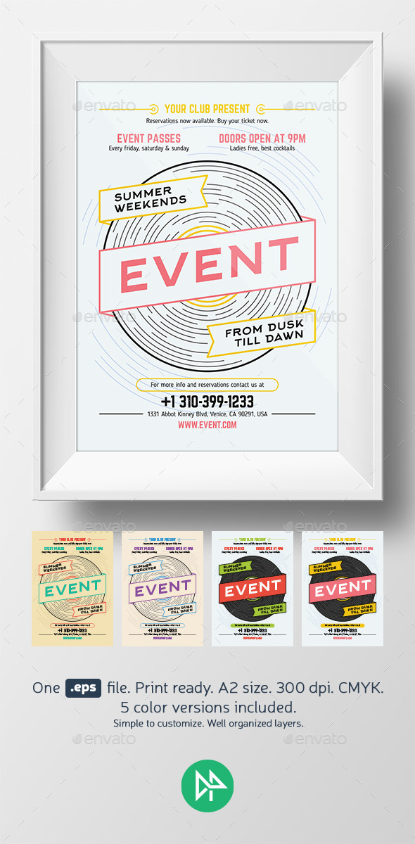 Musical Event Poster Template (Events)