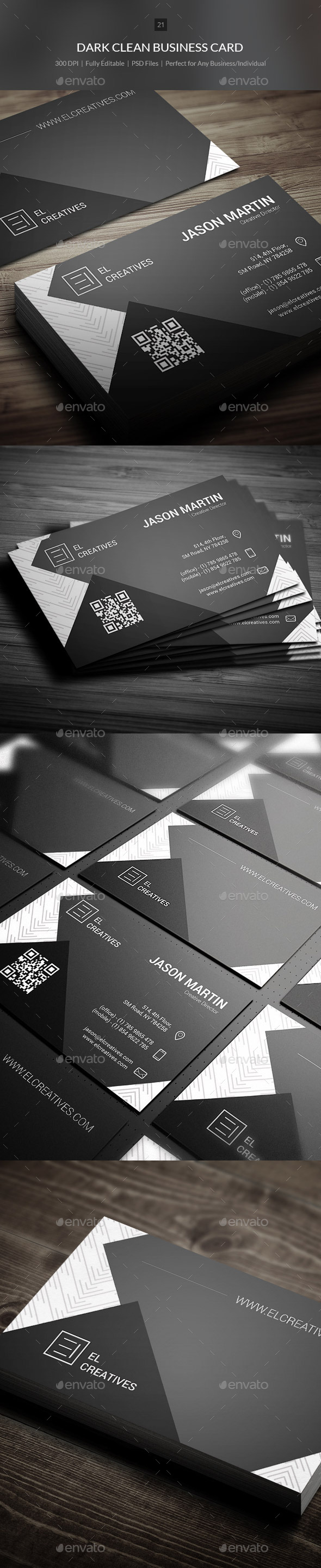 GraphicRiver Dark Clean Business Card 21 10890291 GraphicRiver Dark Clean Business Card 21 10890291