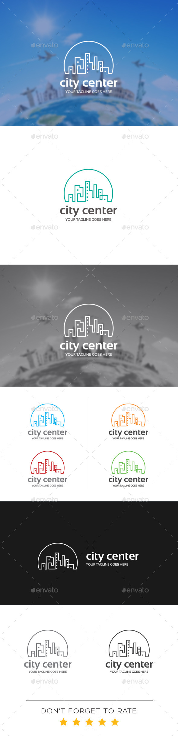 GraphicRiver City Center Logo Template 10939346 GraphicRiver City Center Logo Template 10939346