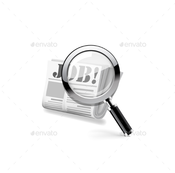 GraphicRiver Magnifying Glass Over a Newspaper 10940117 GraphicRiver Magnifying Glass Over a Newspaper 10940117