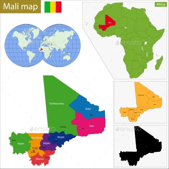 GraphicRiver Mali Map 10940968 GraphicRiver Mali Map 10940968