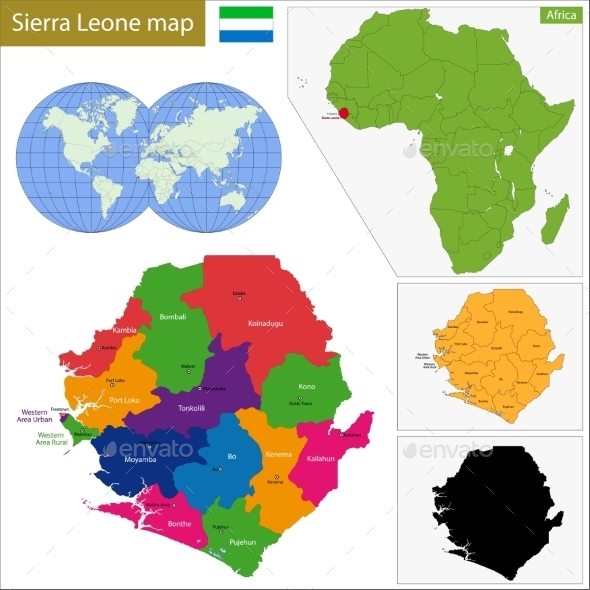 GraphicRiver Sierra Leone Map 10941080 GraphicRiver Sierra Leone Map 10941080