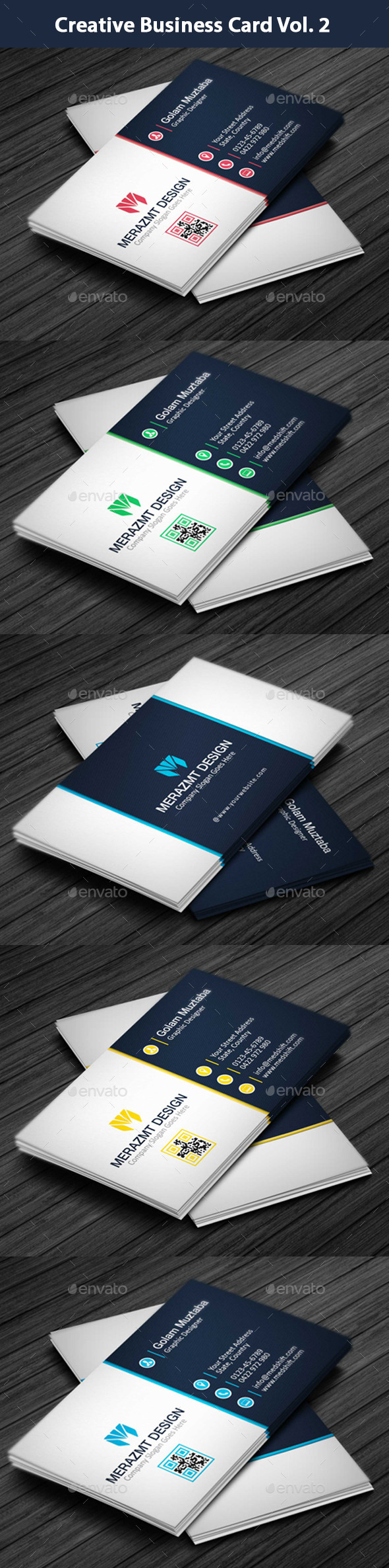 GraphicRiver Creative Business Card 10941777 GraphicRiver Creative Business Card 10941777