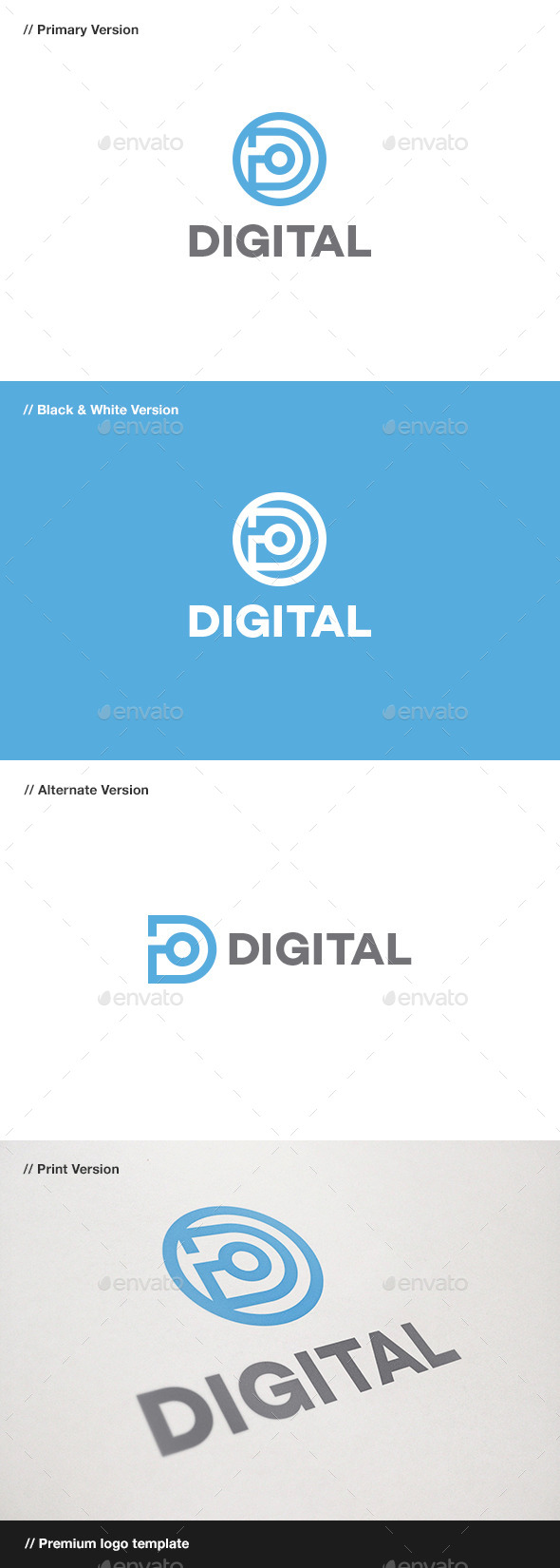 GraphicRiver Digital Letter D Logo 10941846 GraphicRiver Digital Letter D Logo 10941846