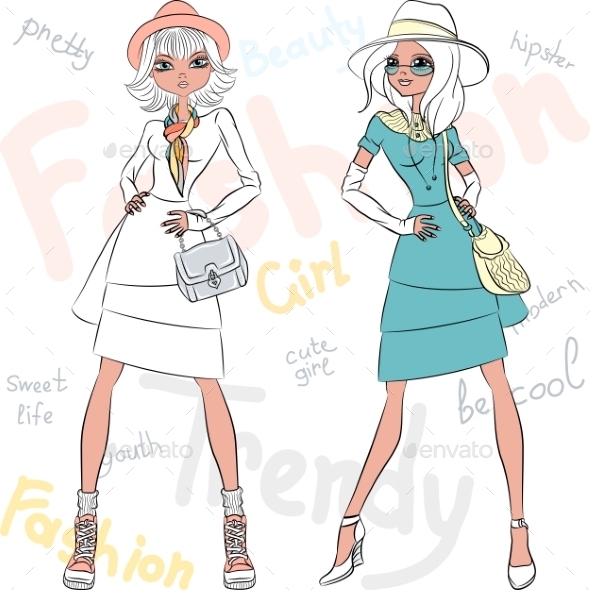 GraphicRiver Fashion Girls 10942577 GraphicRiver Fashion Girls 10942577