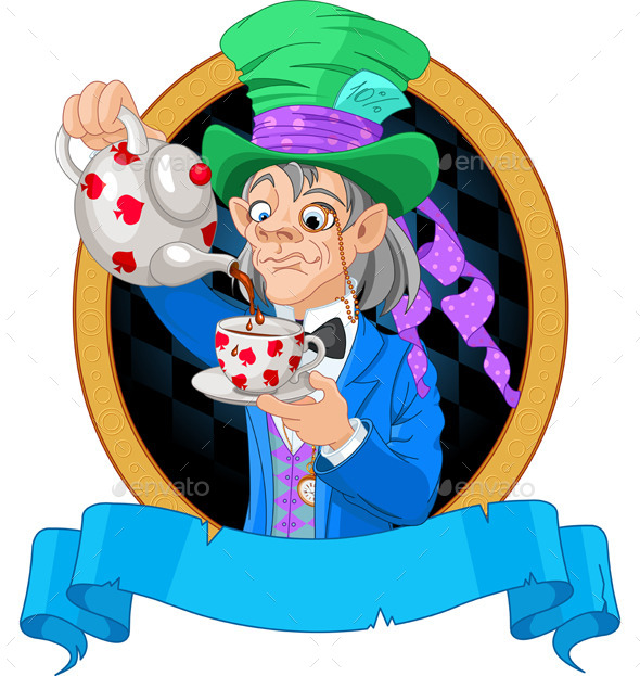 GraphicRiver Mad Hatter design 10942804 GraphicRiver Mad Hatter design 10942804