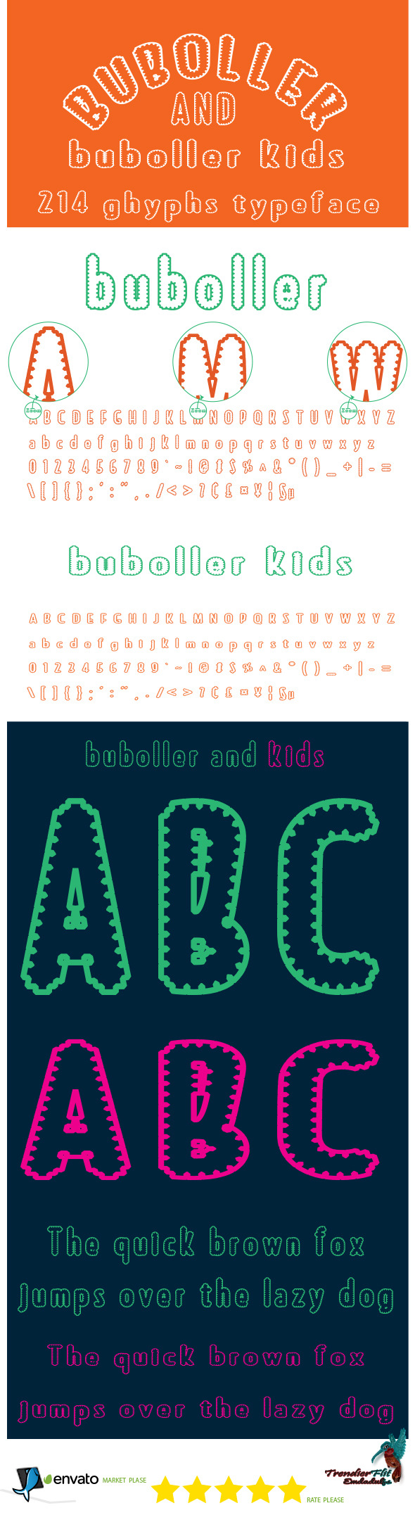 GraphicRiver Buboller Font Set 10943007 GraphicRiver Buboller Font Set 10943007