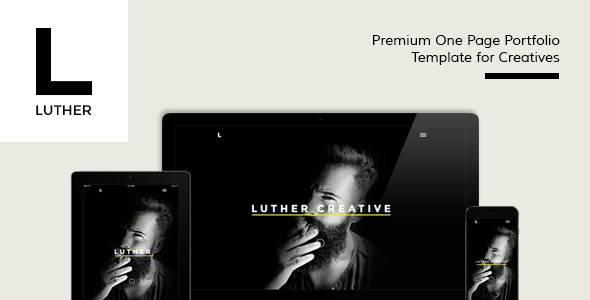 Luther - Creative One Page HTML5 Template