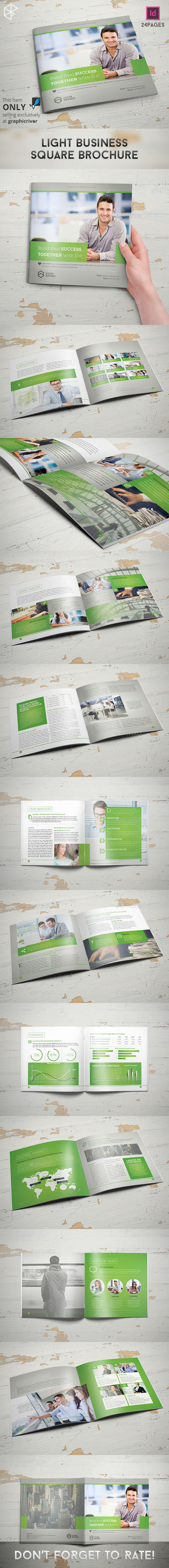 GraphicRiver Light Business Square Brochure 10943045 GraphicRiver Light Business Square Brochure 10943045