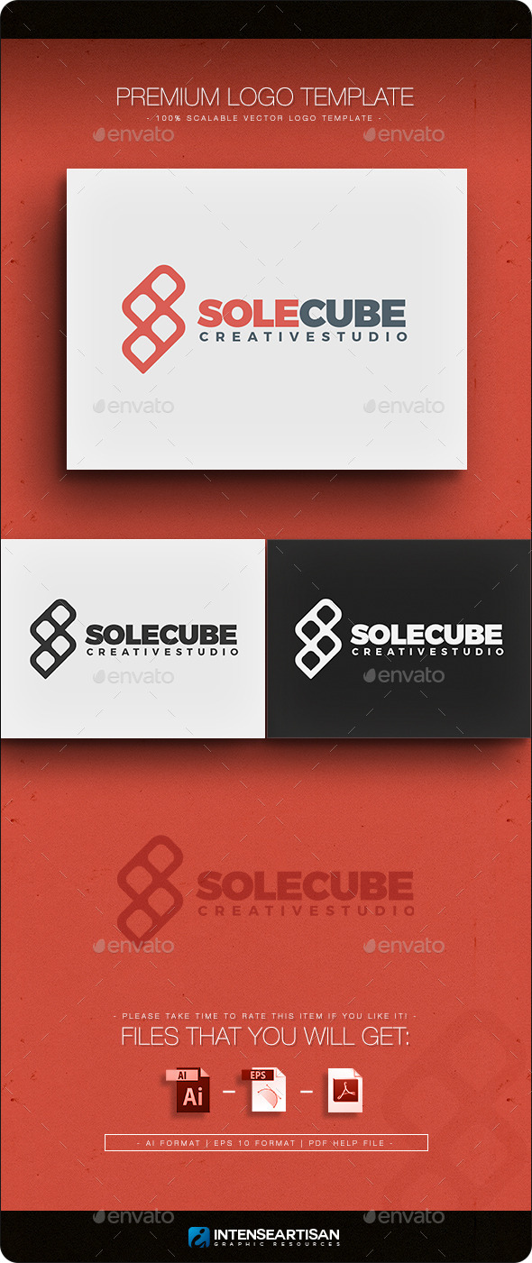 GraphicRiver Solucube Logo Template 10943065 GraphicRiver Solucube Logo Template 10943065