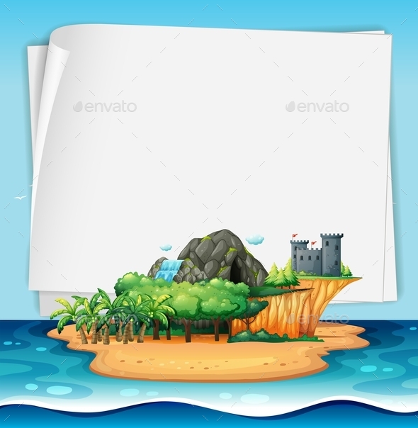 GraphicRiver Island and Sign 10943925 GraphicRiver Island and Sign 10943925