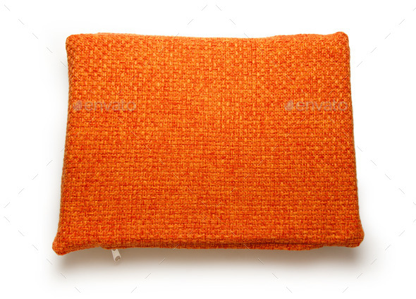 Soft blank orange pillow (Misc) Photo Download