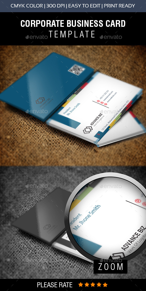 GraphicRiver Creative Corporate Business Card 10944879 GraphicRiver Creative Corporate Business Card 10944879
