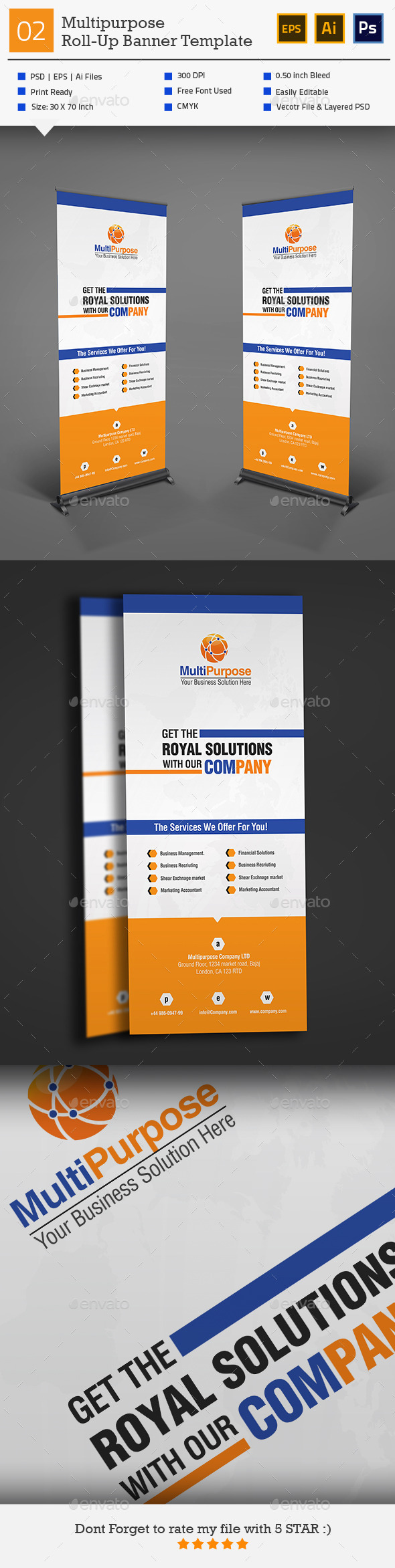 GraphicRiver Roll Up Banner Template 02 10945326 GraphicRiver Roll Up Banner Template 02 10945326