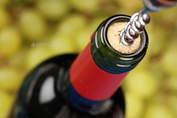 Opening a wine bottle (Misc) Photo Download