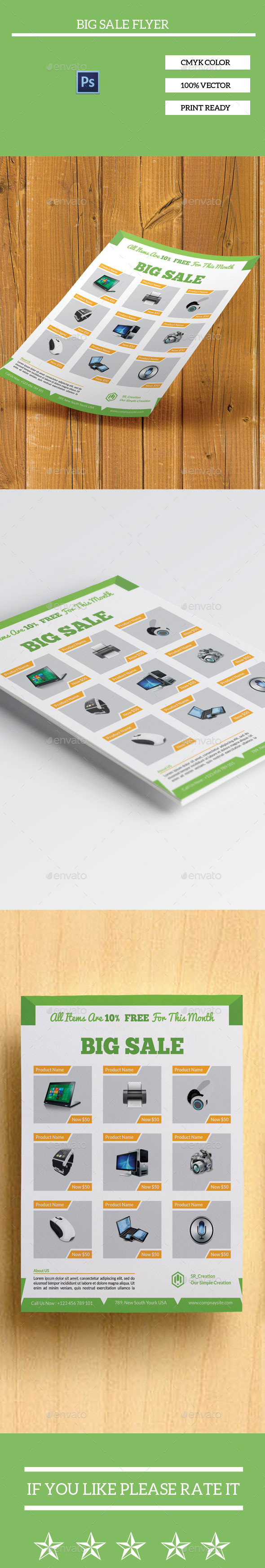 GraphicRiver Big Sale Product Flyer 10945776 GraphicRiver Big Sale Product Flyer 10945776