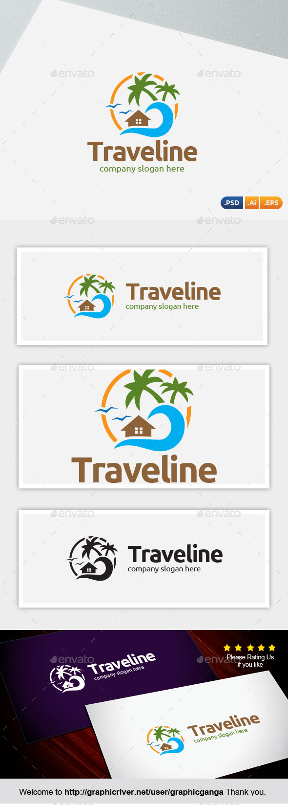 GraphicRiver Traveline 10946343 GraphicRiver Traveline 10946343