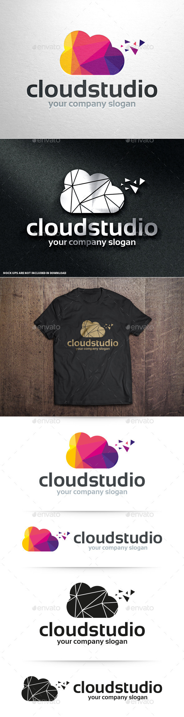 GraphicRiver Cloud Studio Logo Template 10946408 GraphicRiver Cloud Studio Logo Template 10946408