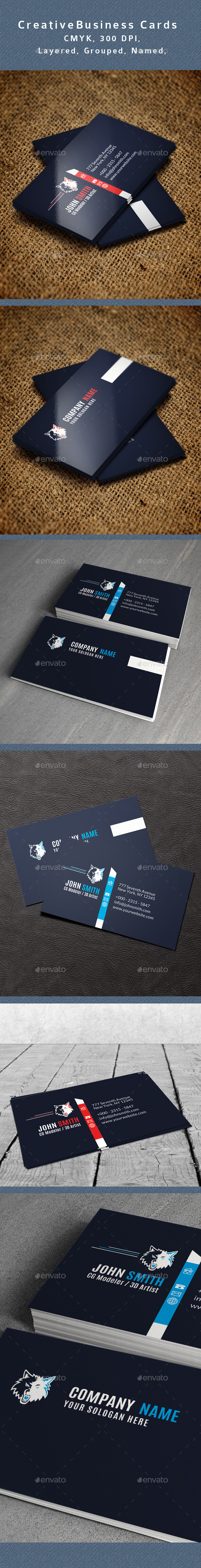 GraphicRiver Creative Business Card V3 10946464 GraphicRiver Creative Business Card V3 10946464