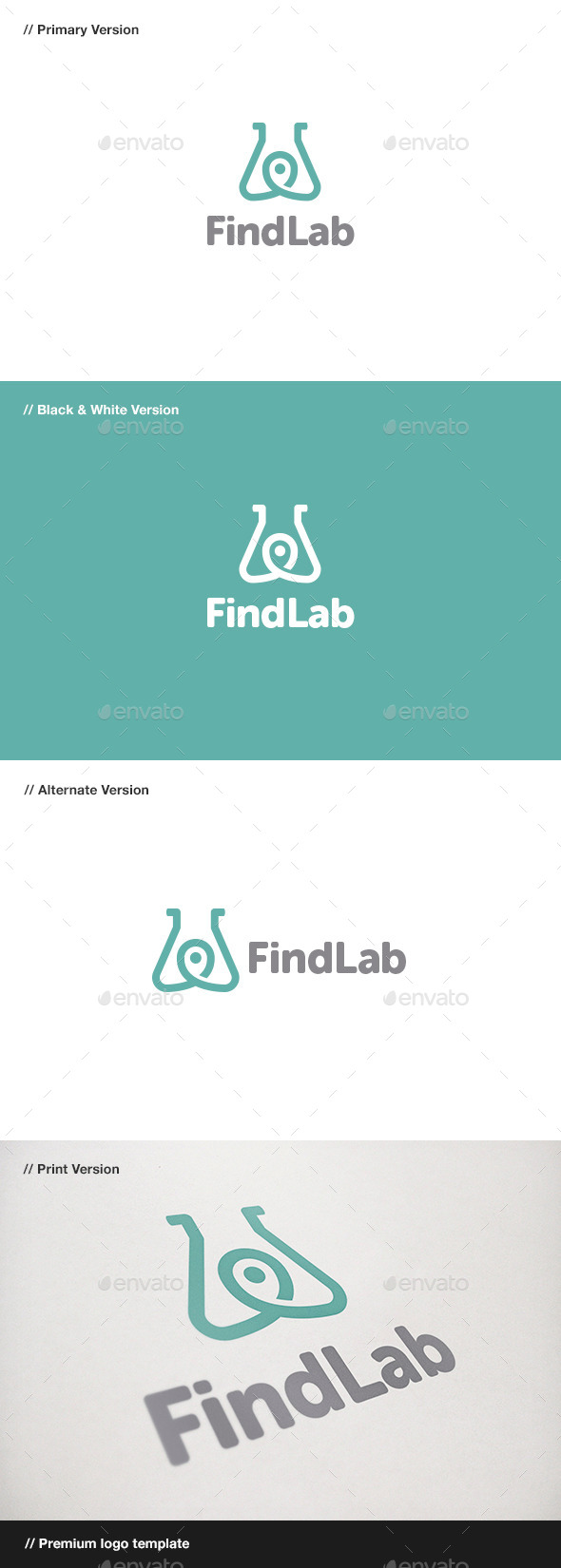 GraphicRiver Find Lab Logo 10946947 GraphicRiver Find Lab Logo 10946947