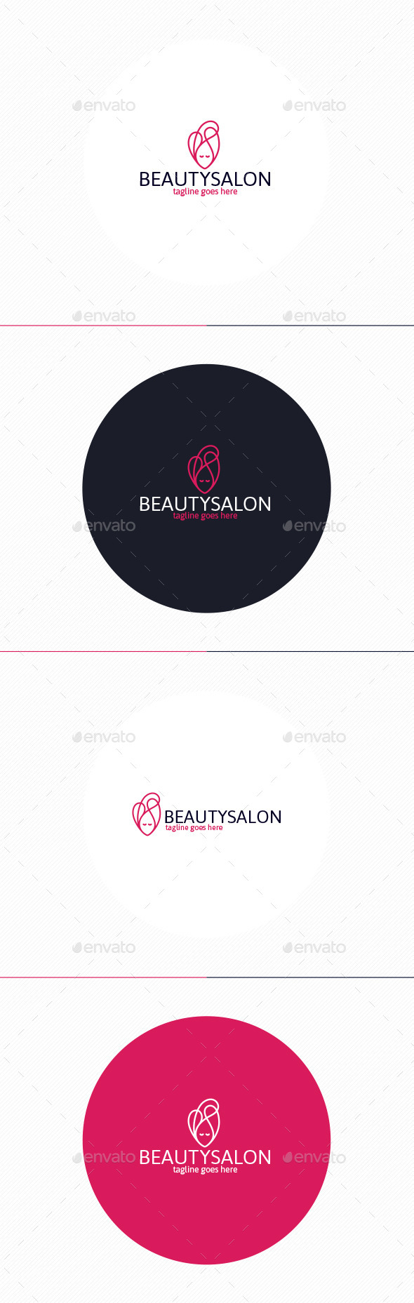 GraphicRiver Beauty Salon Logo 10947406 GraphicRiver Beauty Salon Logo 10947406