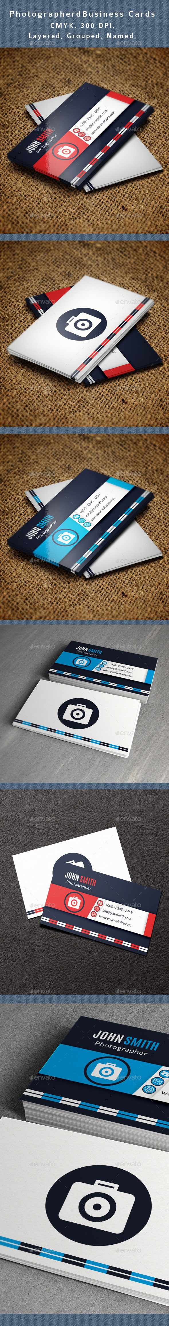GraphicRiver Photographer Business Card V3 10948399 GraphicRiver Photographer Business Card V3 10948399
