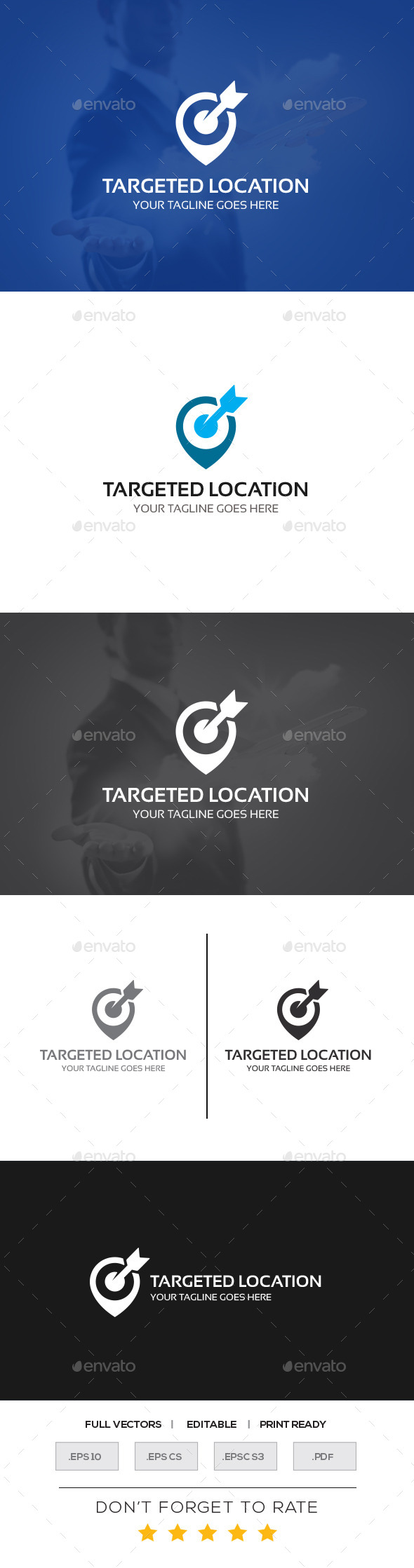GraphicRiver Targeted Location Logo Template 10950112 GraphicRiver Targeted Location Logo Template 10950112