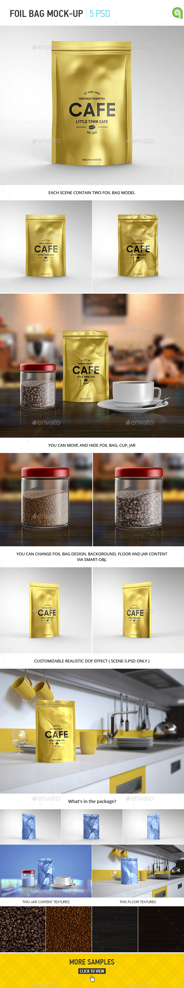 GraphicRiver Foil Bag Pack Mockup 10950568 GraphicRiver Foil Bag Pack Mockup 10950568